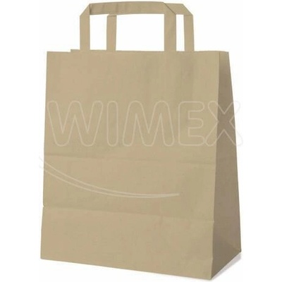 WIMEX s.r.o. WIMEX s.r.o. Papírová taška hnědá 22+10 x 28 cm [50 ks]