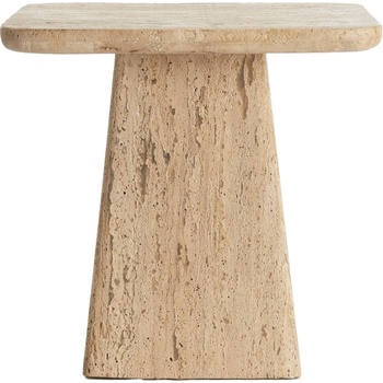 Light & Living Странична масичка с скаменен плот за маса 45x45 cm Kepami - Light & Living (6793513)