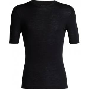 Icebreaker Мъжко мериносово термобельо Icebreaker 175 Everyday S/S Crewe Merino base layer - Black (015-0853-0113)