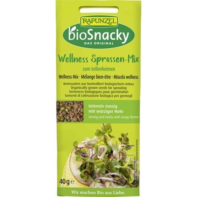 Rapunzel Zmes klíčkov bioSnacky Wellness 40 g