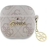 Guess GUA4G4GSMP калъф за AirPods 4 розов 4G Charm Collection (GUA4G4GSMP)