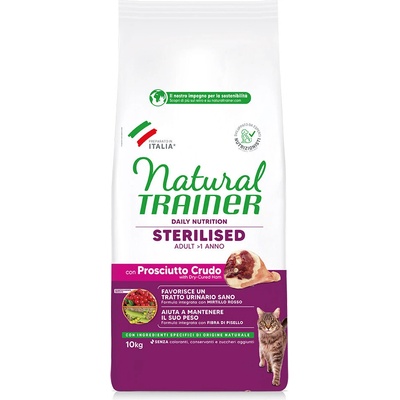 Natural Trainer Sterilised s prosciuttom 2 x 10 kg