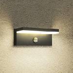 Brilagi Brilagi-LED Външно стенно осветително тяло с сензор TESSI LED/10W/230V черно IP54 (BG2473)