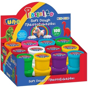 Luna Тесто за моделиране Luna, 100g, асорти (31258-А)