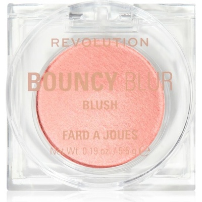 Revolution Bouncy Blur rozjasňujúca lícenka Light as a Cloud Peachy Pink 5,5 g