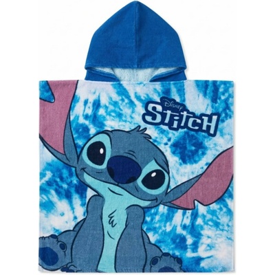 MLC osuška s kapucňou plážové pončo Lilo & Stitch 55 x 110 cm