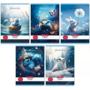 Herlitz Wonderland: тетрадка с квадратна мрежа, формат A5, 27-32 - различни варианти
