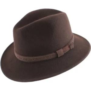  Мъжка филцова Fedora HatYou CF0040, Кафяв