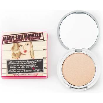 THE BALM Хайлайтър, сенки за очи, блясък за лице The Balm Mary Lou Manizer Mini (681619814761)