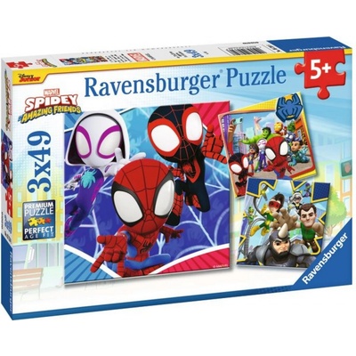RAVENSBURGER Spidey 3x49 dielov