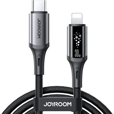 JOYROOM IPAD / IPAD 2 / IPAD 3-то поколение JOYROOM STARFLIGHT A60 кабел за данни Type-C - Lightning, 120 см, ЧЕРЕН S-A60 C-L 30W 1.2M ЧЕРЕН (S-A60 C-L 30W 1.2M BLACK)