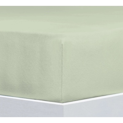 Ložnice21 Prostěradlo Solit Jersey Pastell Gruen Zelené 90-100x200