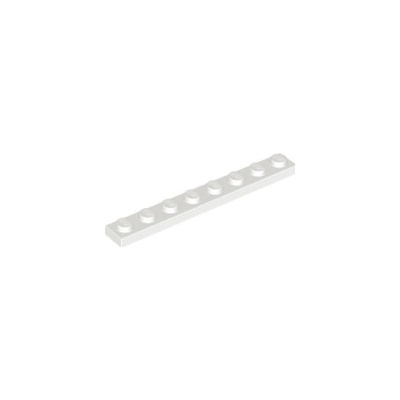 Lego 3460 White Plate 1 x 8