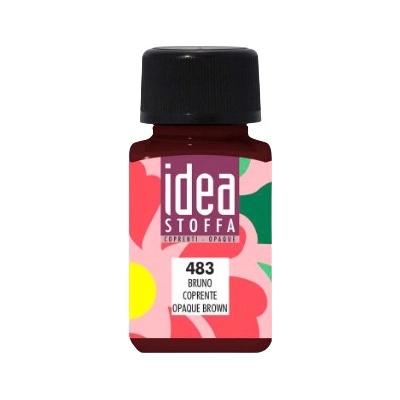 Maimeri Idea Stoffa farby na textil 483 opaque brown 60 ml
