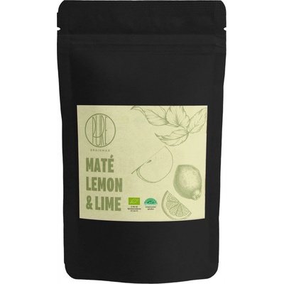 BrainMax Pure Maté Lemon & Lime citrón & limetka BIO 50 g