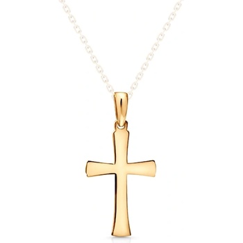 SAVICKI Висулка с кръстче savicki: жълто злато