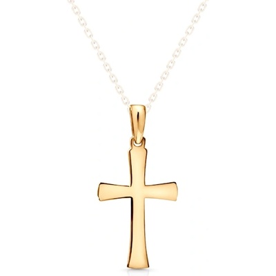 SAVICKI Висулка с кръстче savicki: жълто злато