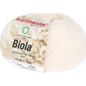 Austermann Biola 98258-01 Wool White Плетива прежда (98258-01)