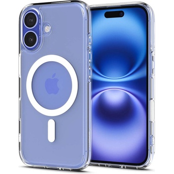 Spigen Удароустойчив, твърд кейс с MagSafe за iPhone 16 от Spigen Ultra Hybrid T - White (8809971239042)