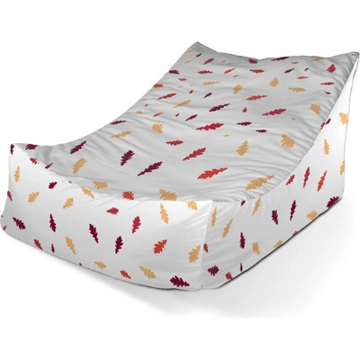 Sablio Sedací vak Lounge Barevné podzimní listí 80 x 95 x 50 cm