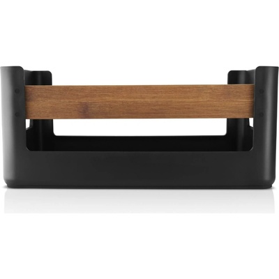 Kuchyňský organizér NORDIC KITCHEN 32 x 23 cm, černá, plast/bambus, Eva Trio