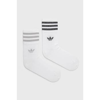 adidas Originals Чорапи adidas Originals (2 чифта) HC9561 (2-pack) дамски в бяло HC9561 (HC9561)