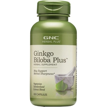 Image 1 of GNC Ginkgo Biloba Plus [100 капсули]