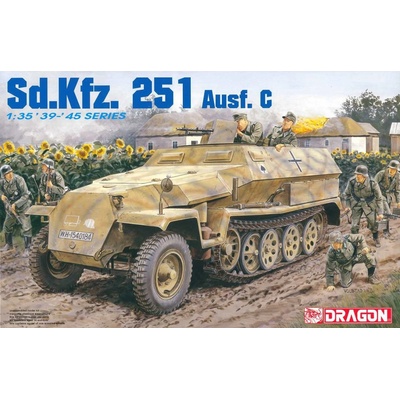 Dragon Model Kit military 6187 Sd.Kfz.Ausf.C 251:1 1:35