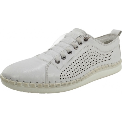 Wild dámské polobotky 064-6019 BÍLÁ PERFO BÍLÁ – Zboží Mobilmania