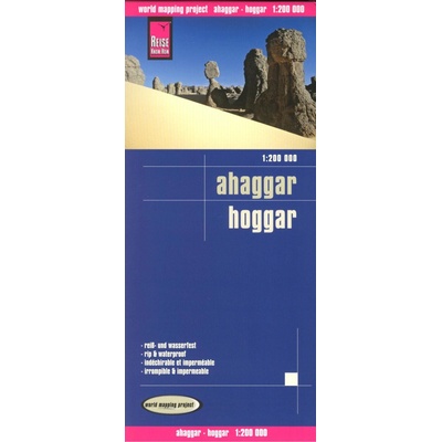 mapa Ahaggar Hoggar 1:200 t.