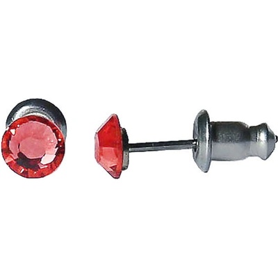 JSB Swarovski Elements s broušeným krystalem tvar tečka oranžové 713907 padparadscha