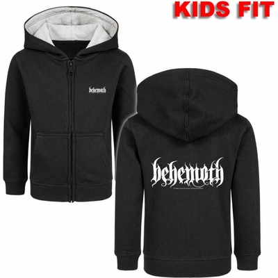 Metal-kids mikina s kapucňou Behemoth Logo čierna