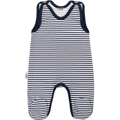 New Baby Dojčenské dupačky Classic II s ružovými pruhmi