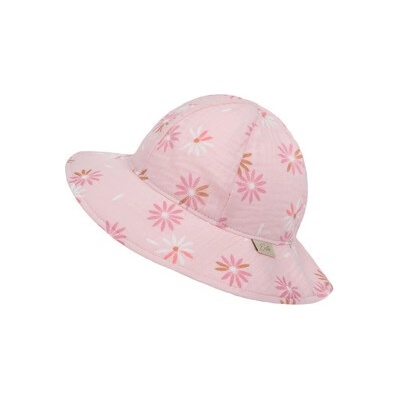 Esito dívčí klobouk mušelín Flower růžová