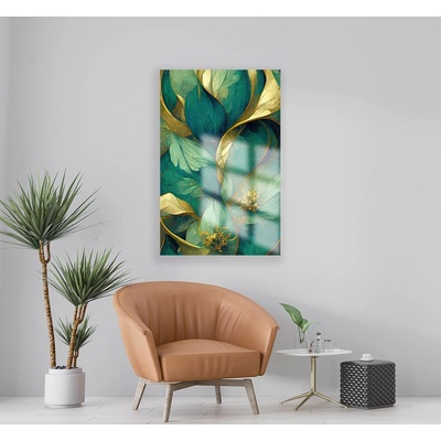 Art gift Стъклено АРТ пано - Златен вихър