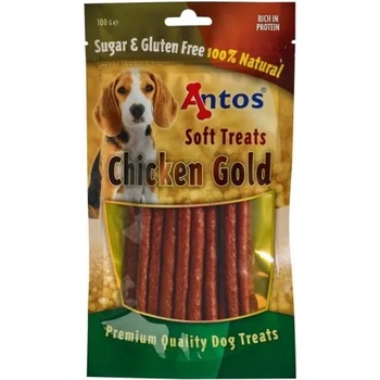 ANTOS Chicken Gold - лакомство за куче - меки пръчици пиле 100 гр - Нидерландия - 20220