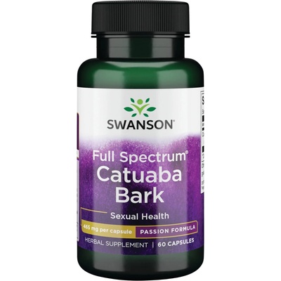 Swanson Catuaba Bark 465 mg 60 kapsúl