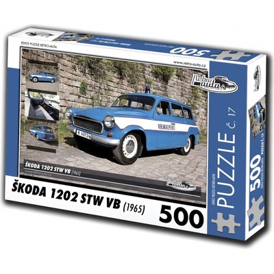 Retro-Auta Škoda 1202 STW VB 1965 500 dílků