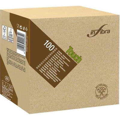 Celtex Papírové ubrousky Bio-Eko Infibra 2V béžová 33x33cm 100ks – Zboží Dáma