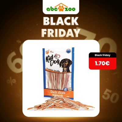 KIDDOG kachní proužky carpaccio 80 g