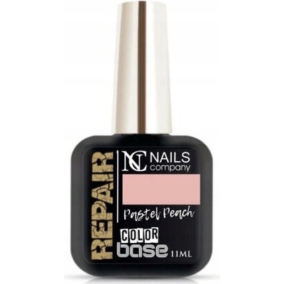 NailsCompany Hybridní báze na nehty Repair Base Color Pastel Peach 11ml