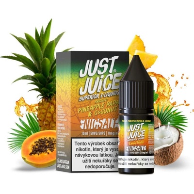 Just Juice Salt Pineapple Papaya & Coconut 10 ml 11 mg