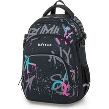 Oxybag OXY SCOOLER batoh Graffiti růžová