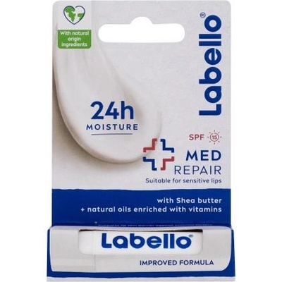 Labello Med Repair SPF15 хидратиращ балсам за устни 4.8 гр