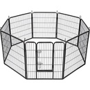 Malatec 9041 Kovová ohrádka pre psíkov a šteniatka 8dielna 80 x 80 cm