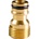 TopGarden Адаптер 1/2" за кран външна резба месингов tg