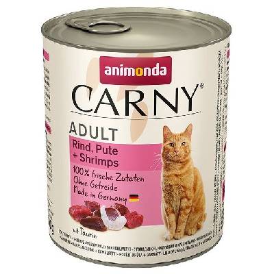 Animonda CARNY cat Adult hovädzie morka a krevety 800 g