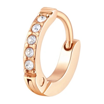 BROSWAY oceľová kusová náušnica Chakra BWBHKE035