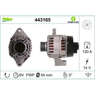 Alternátor VALEO 443165