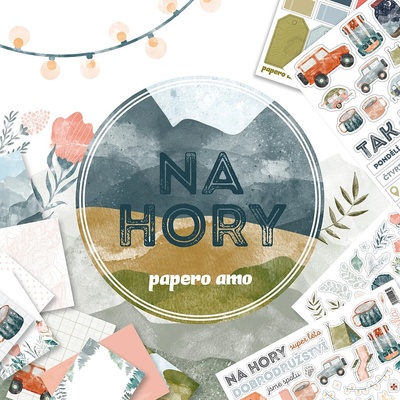 PAPERO AMO ♥ KREATIVNÍ SADA - NA HORY